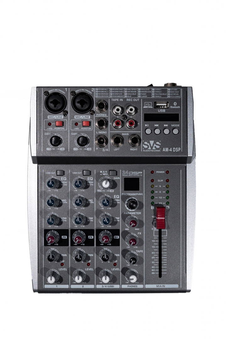 SVS Audiotechnik mixers AM-4 DSP Аналоговый микшерный пульт, 4-канала в Учалах