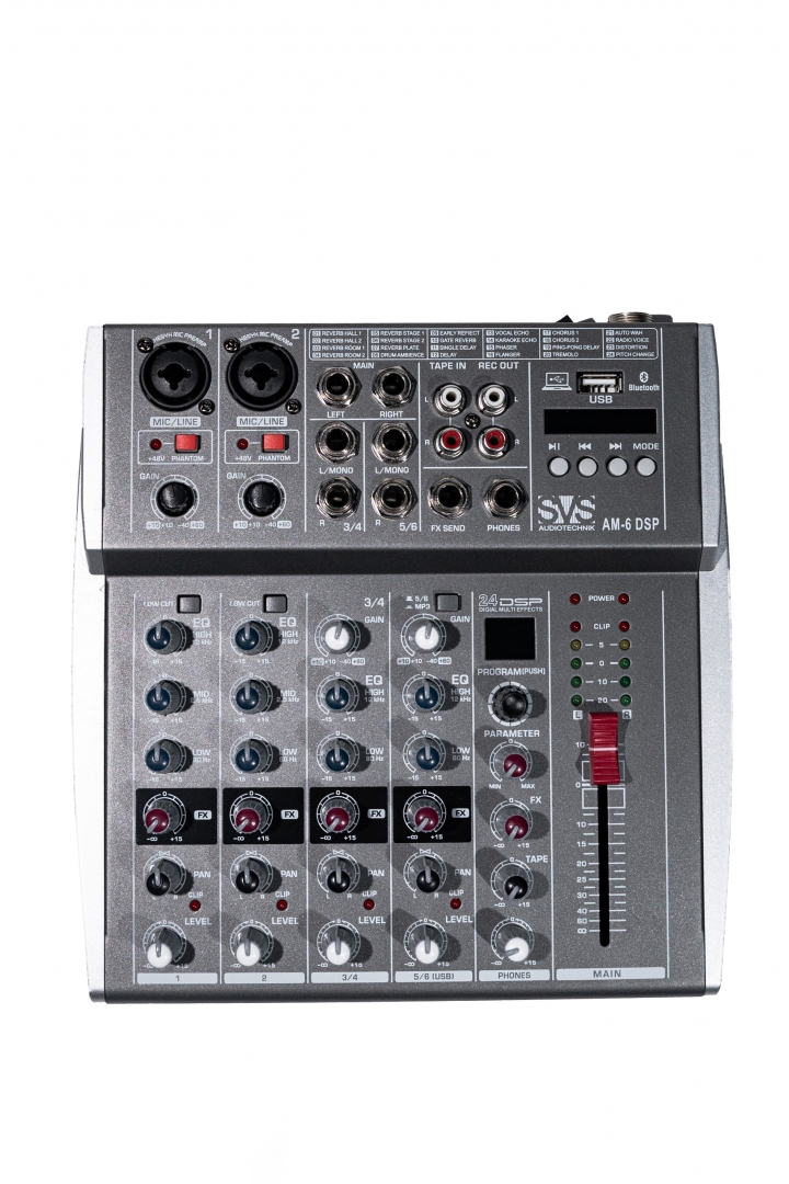 SVS Audiotechnik mixers AM-6 DSP Микшерный пульт аналоговый, 6-канальный SVS Audiotechnik mixers в Учалах