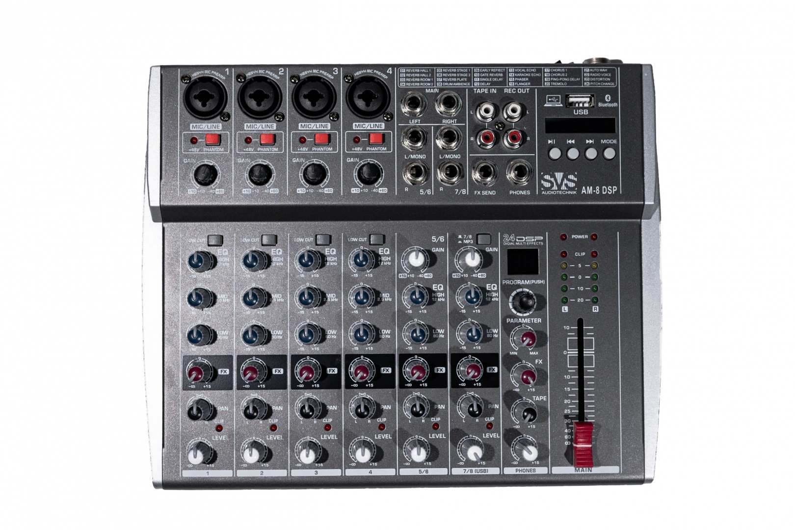 SVS Audiotechnik mixers AM-8 DSP Микшерный пульт аналоговый, 8-канальный в Учалах
